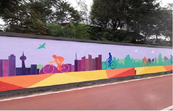 衡阳墙体彩绘-围墙