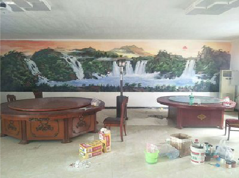 衡阳墙绘-写实风景