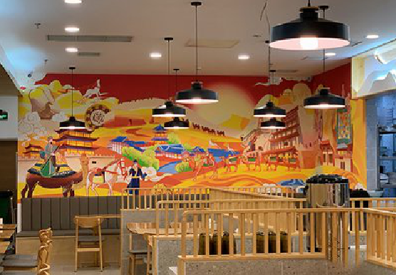 衡阳商业空间彩绘介绍。