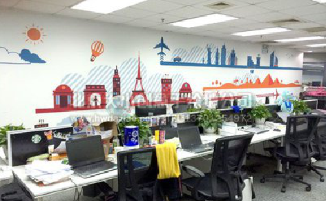 衡阳教你设计办公室墙绘的方法。