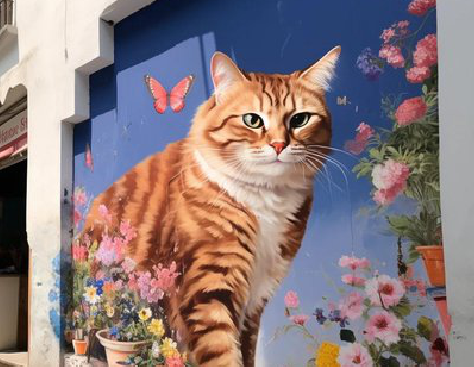 衡阳自己绘制有个性的手绘墙