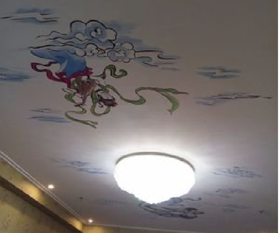 衡阳如何快速绘制天花板上的手绘墙？