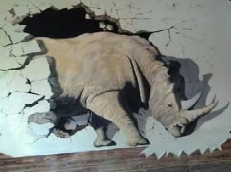 衡阳在墙绘中，如何绘制3D效果？