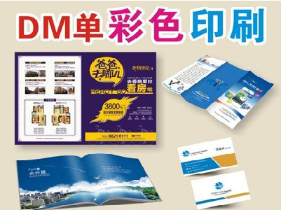 衡阳单页印刷，色彩搭配简单。